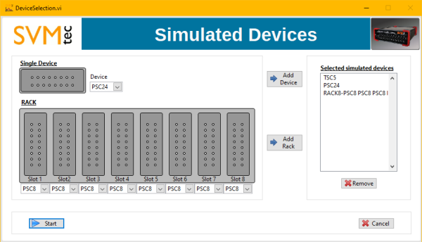 PSC Software Setup